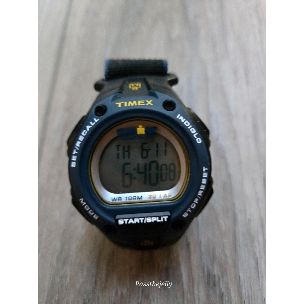 Timex Ironman Watch Mens T5K413 FastWrap Digital Chronograph Alarm 30-Lap WR100M